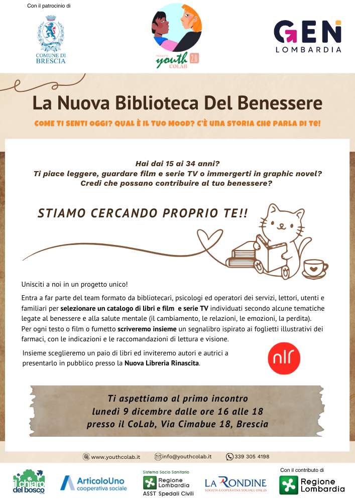 Volantino nuova biblio benessere